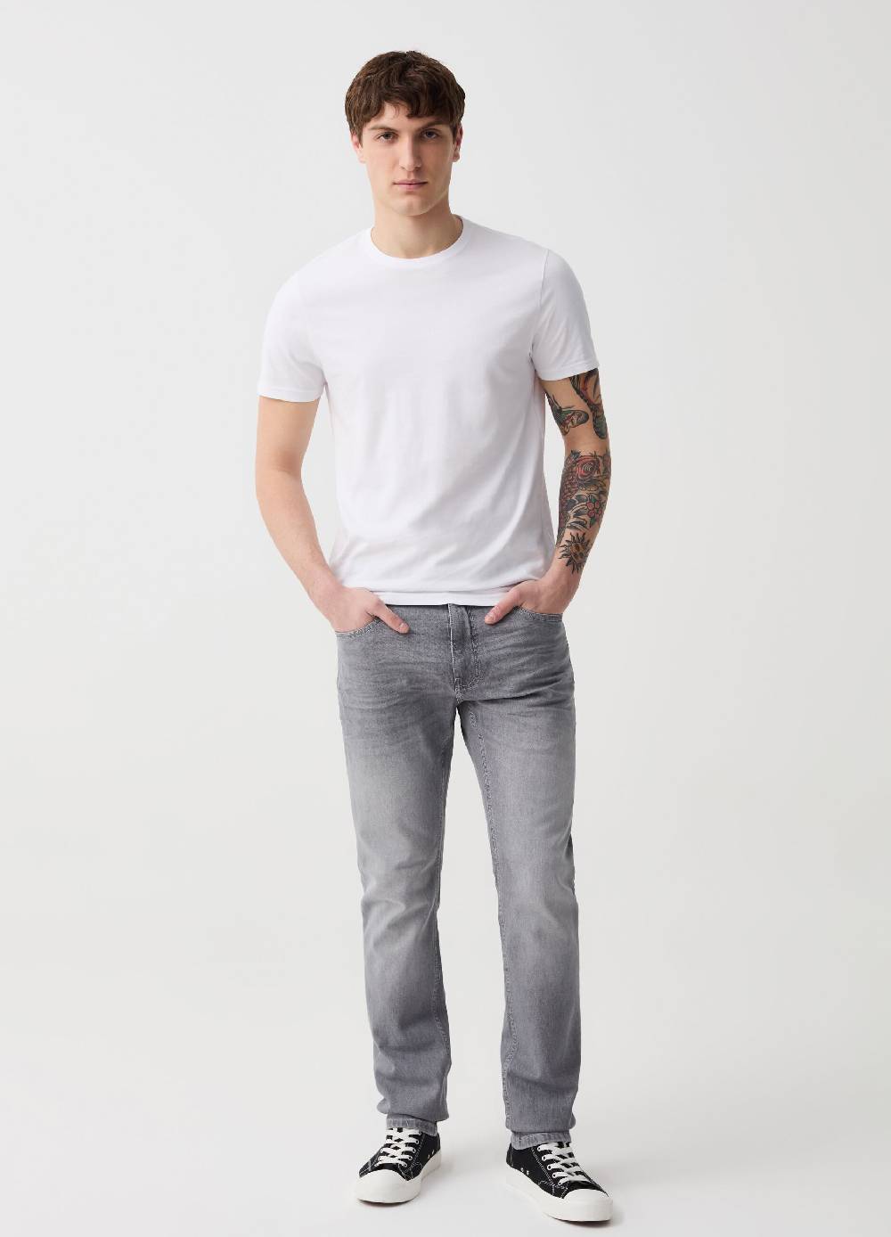 Ovs Jeans slim fit con scoloriture