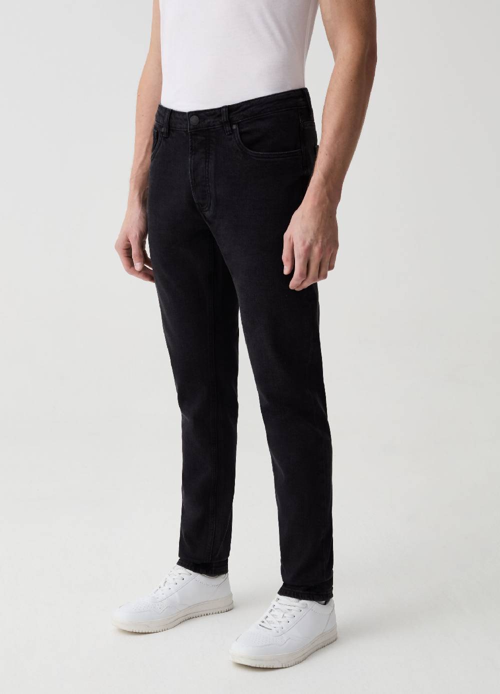 Ovs Jeans Slim Fit Con Scoloriture