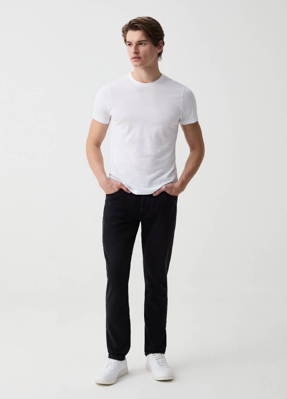 Ovs Jeans slim fit con scoloriture