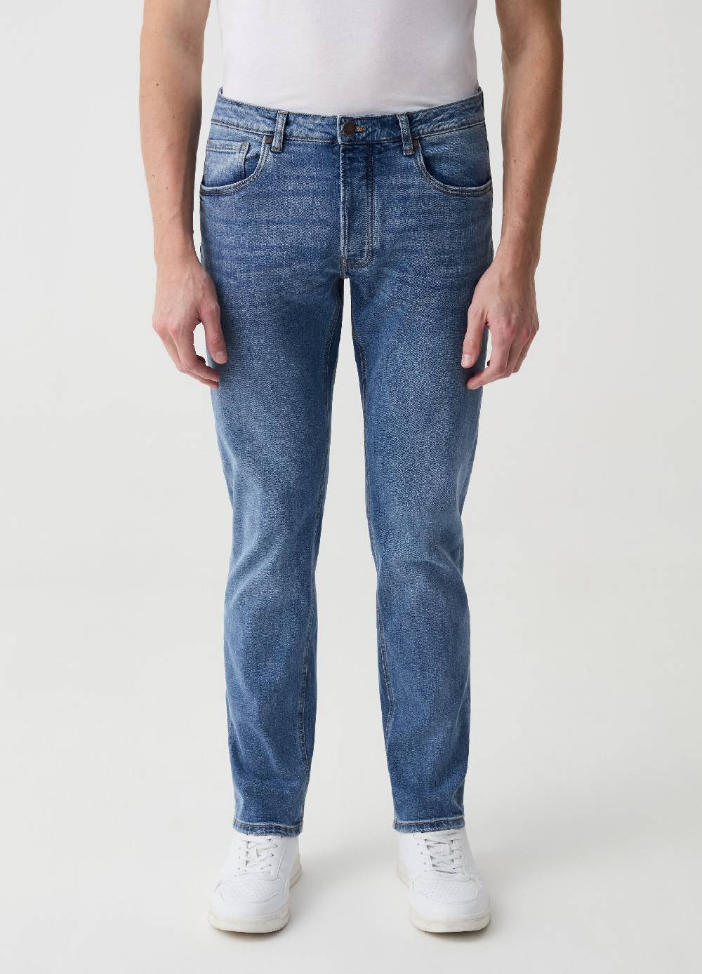 Ovs Jeans Slim Fit Con Scoloriture