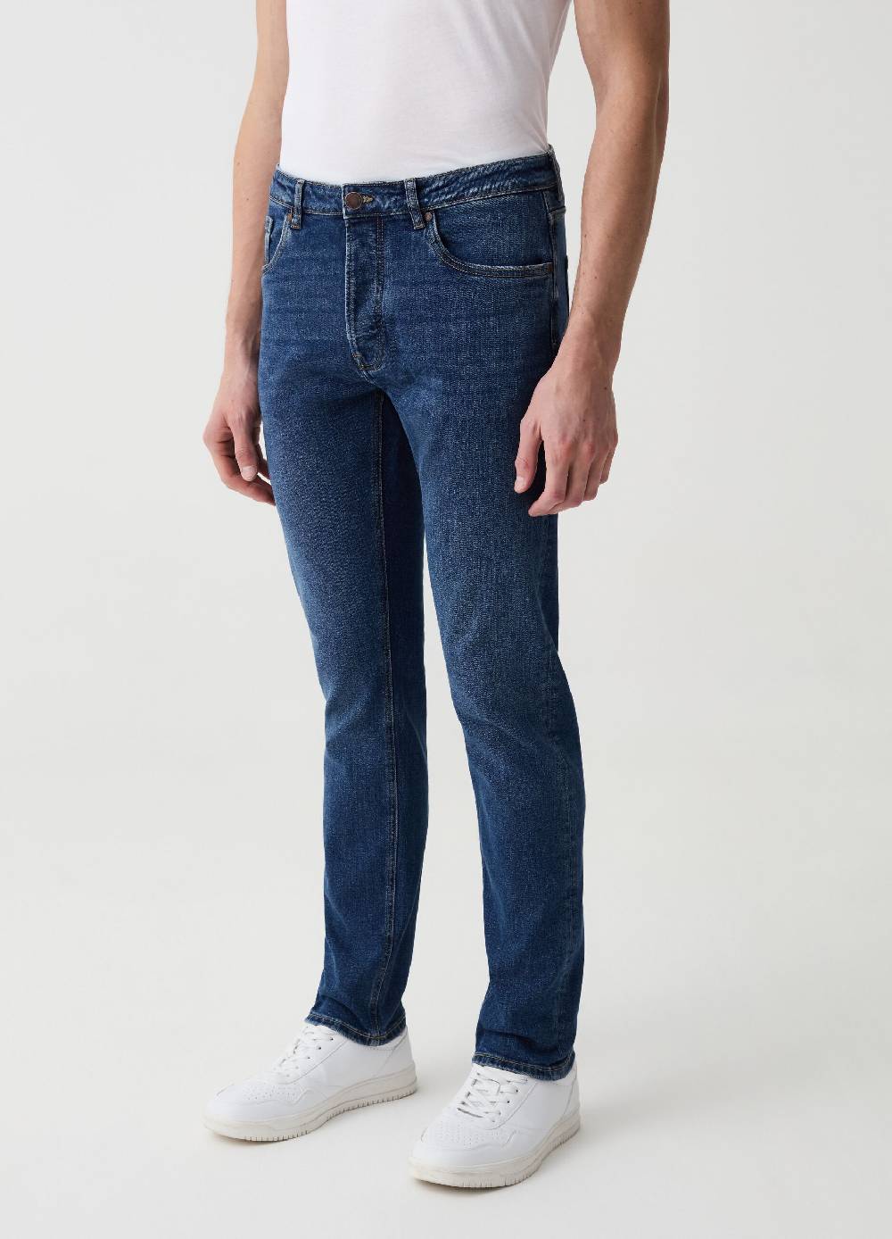 Ovs Jeans Slim Fit Con Scoloriture