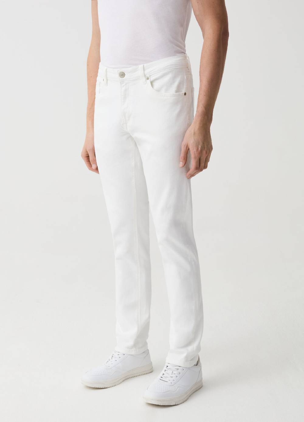 Ovs Jeans Slim Fit Stretch Tinta Unita