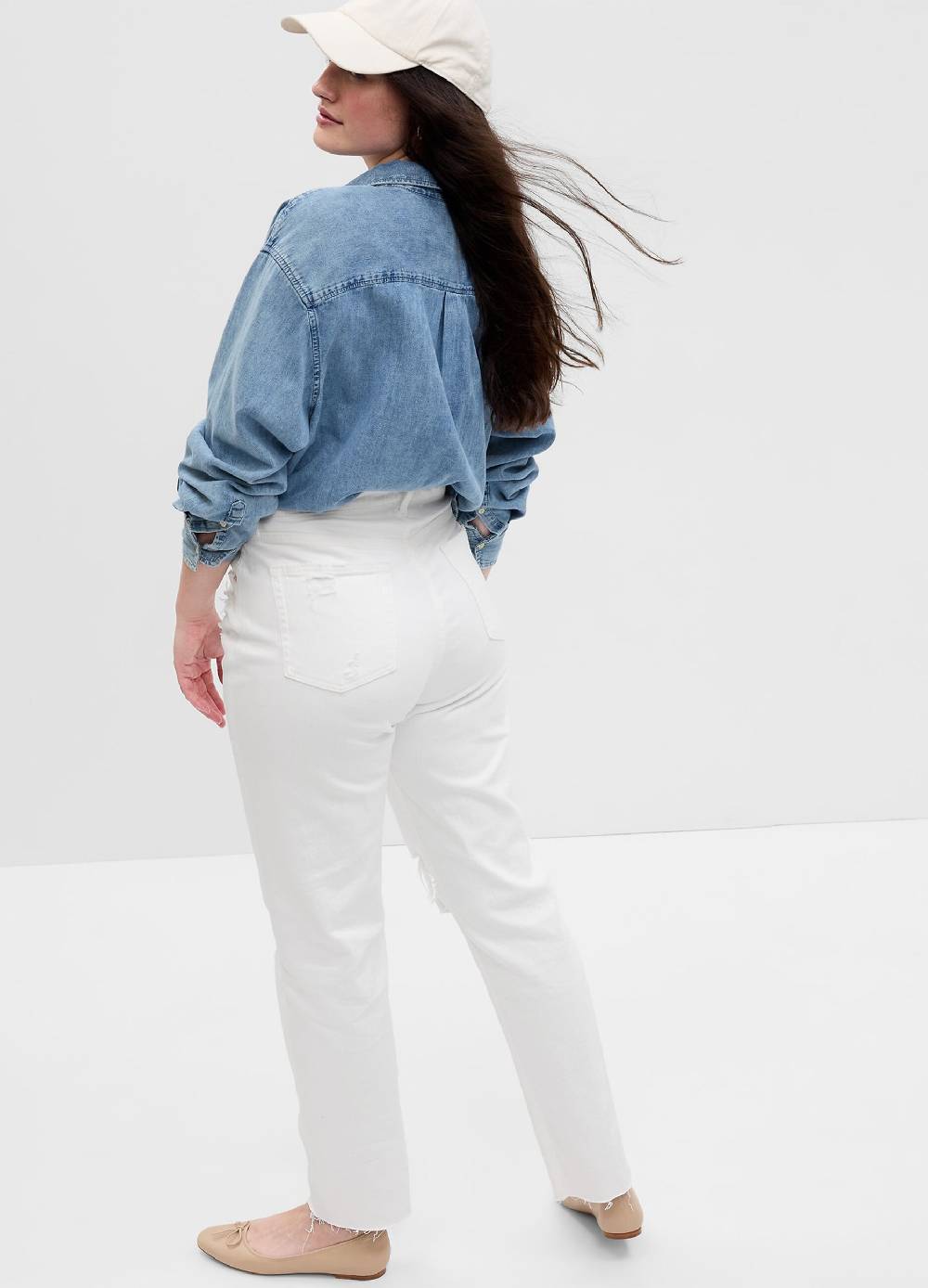 Ovs Jeans Straight Fit A Vita Alta Con Abrasioni