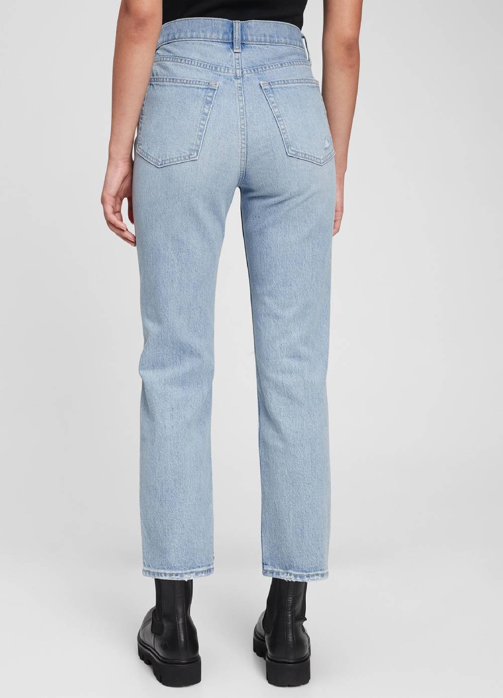 Ovs Jeans Straight Fit Con Abrasioni