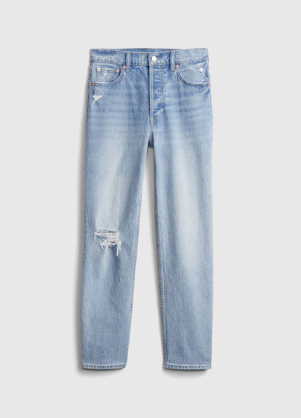 Ovs Jeans Straight Fit Con Abrasioni