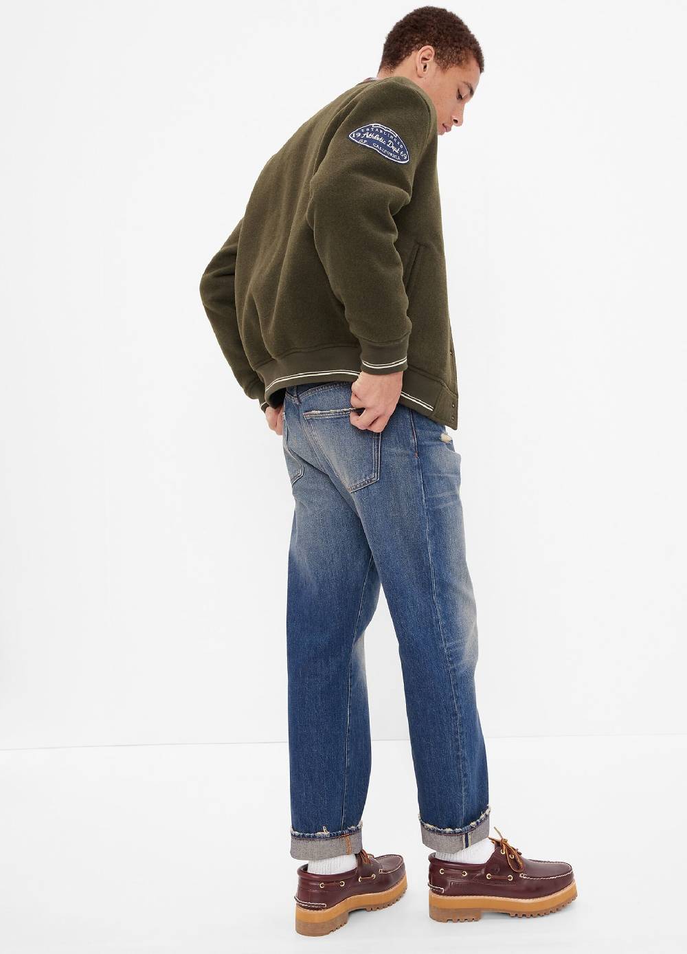 Ovs Jeans Straight Fit Con Abrasioni