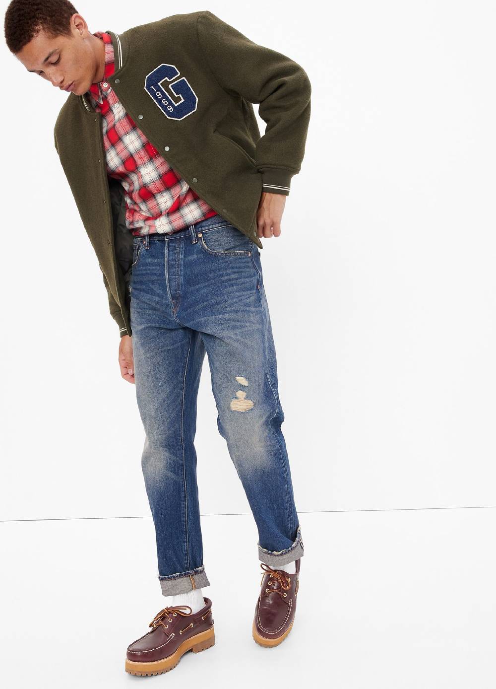 Ovs Jeans straight fit con abrasioni