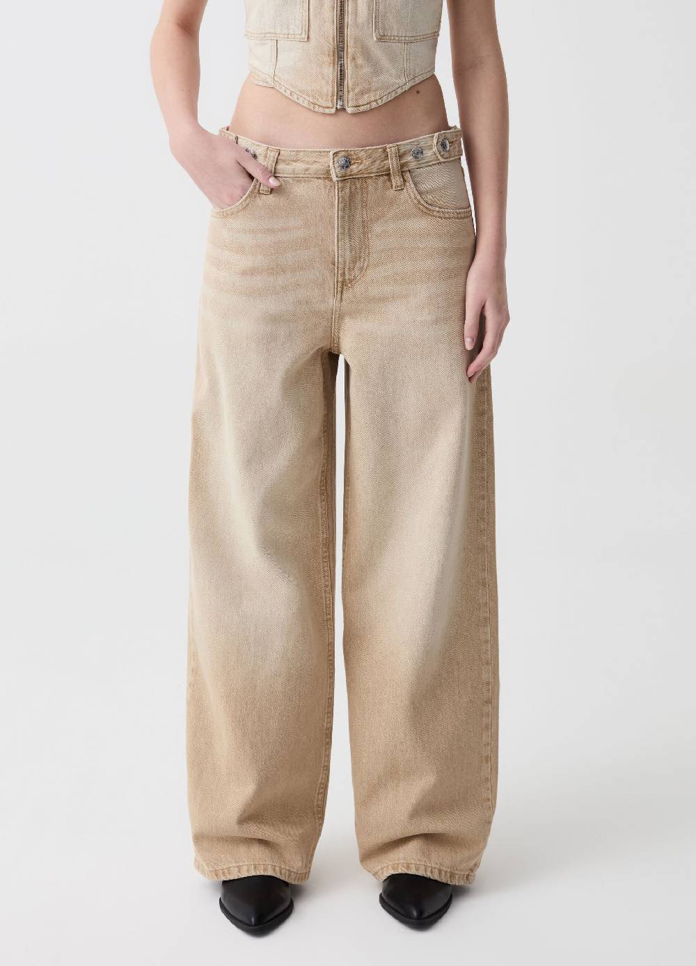 Ovs Jeans Straight Fit Con Tiranti