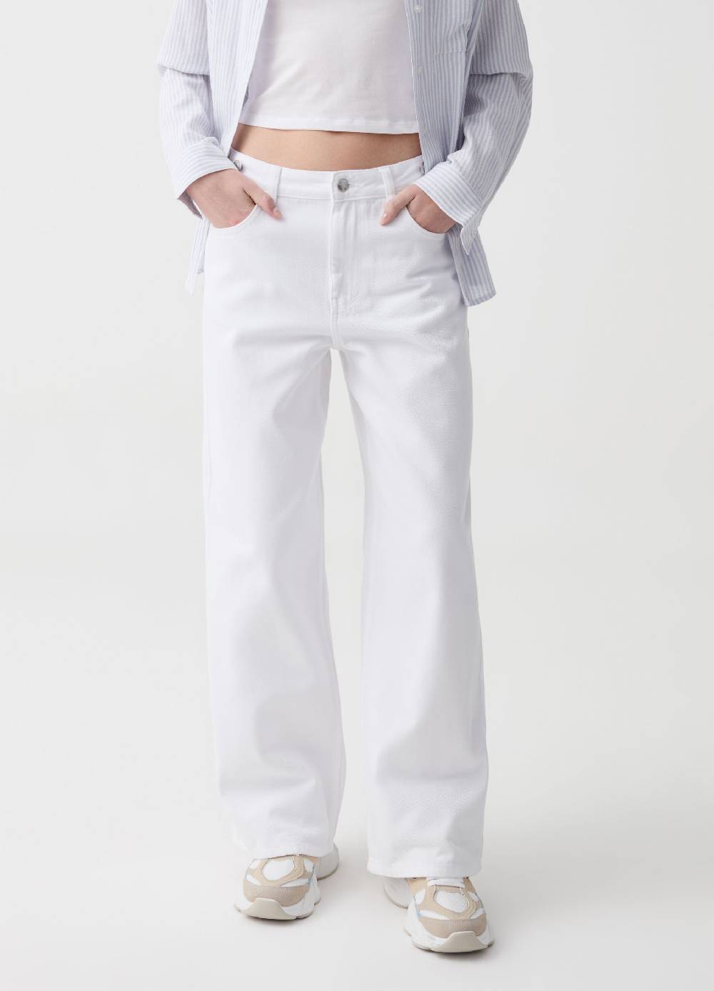 Ovs Jeans Straight Fit Con Tiranti