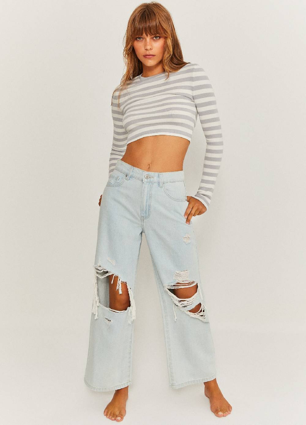 Ovs Jeans straight fit cropped