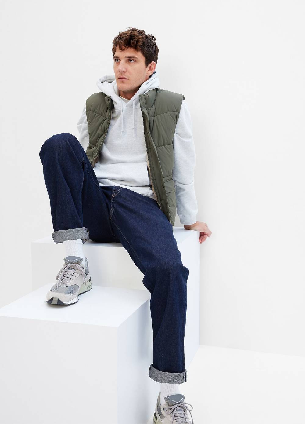Ovs Jeans straight fit in cotone bio