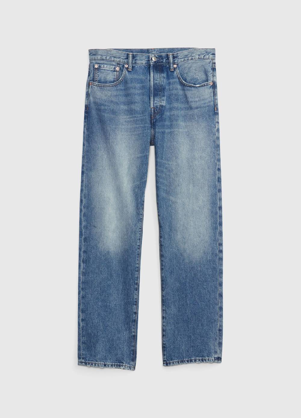 Ovs Jeans Straight Fit In Cotone Bio