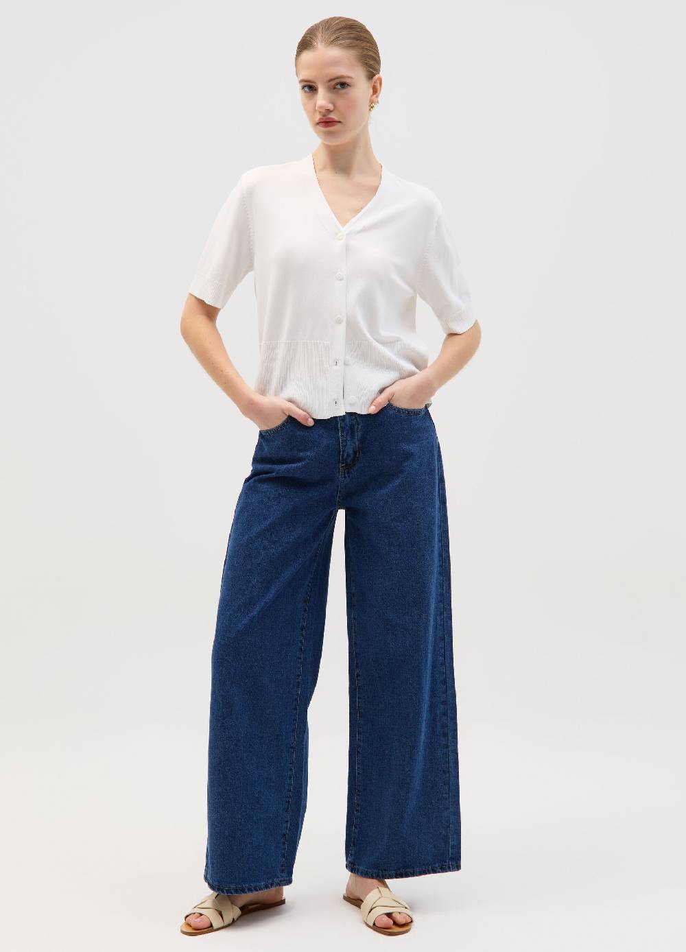 Ovs Jeans wide leg cinque tasche