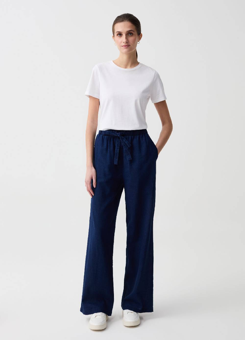 Ovs Jeans wide leg con coulisse