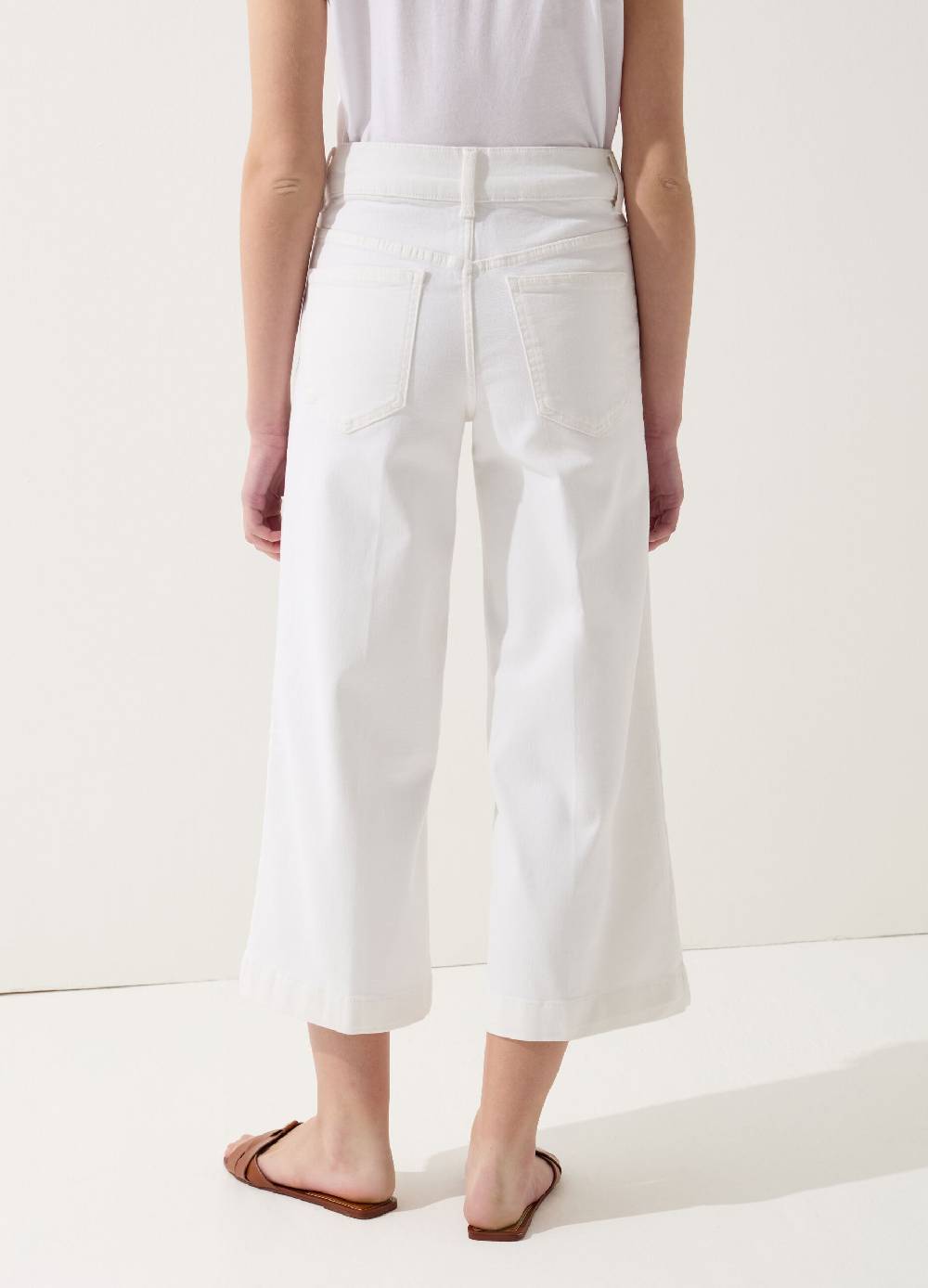 Ovs Jeans Wide Leg Cropped