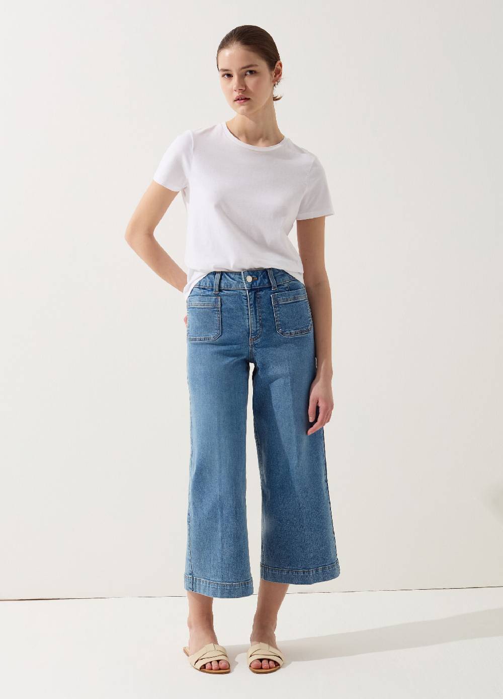 Ovs Jeans wide leg cropped