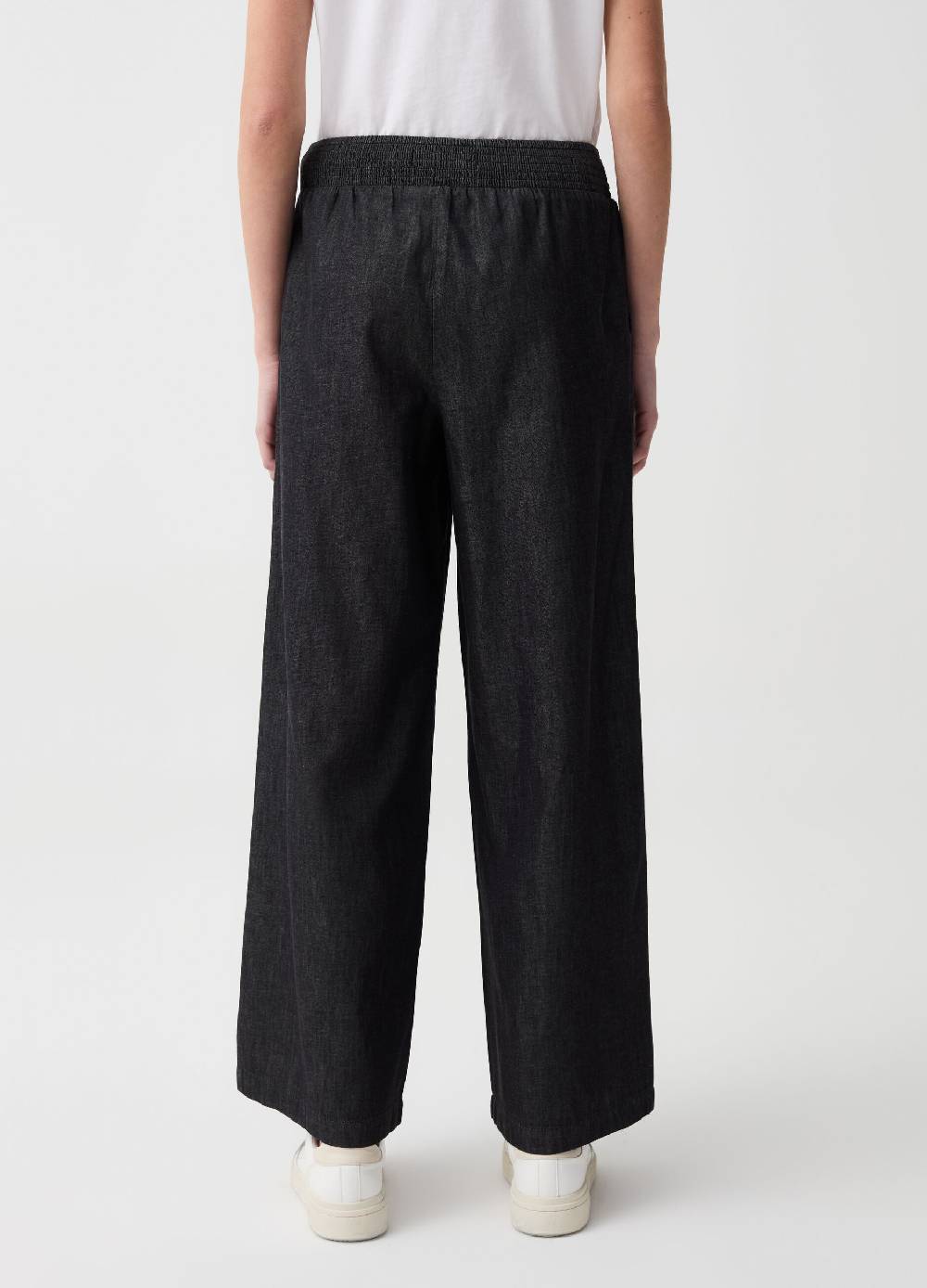 Ovs Jeans Wide Leg In Tessuto Fluido