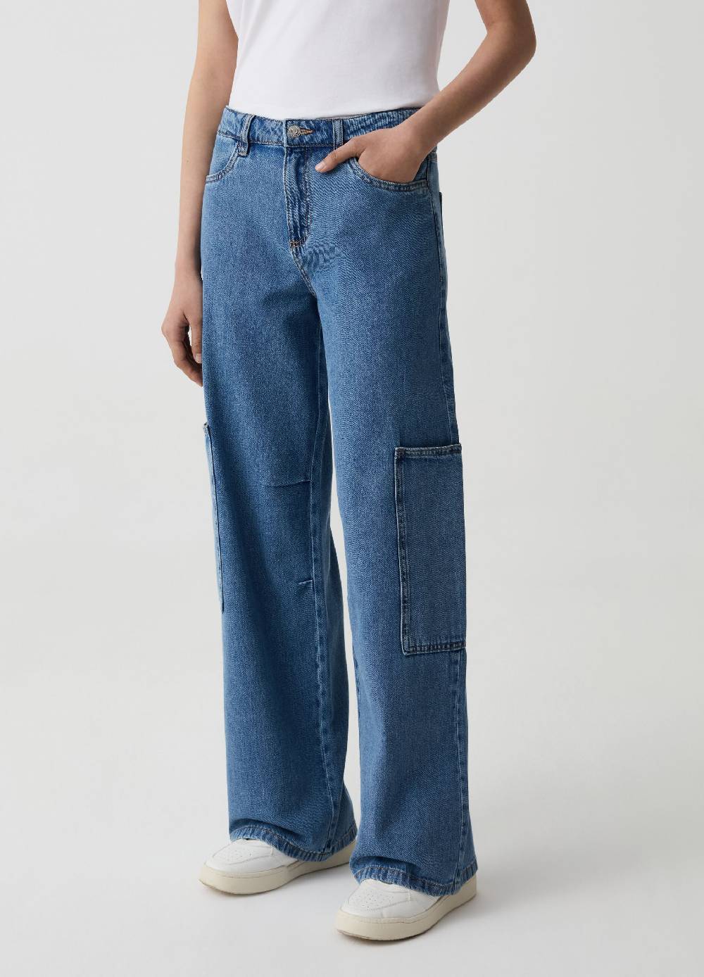Ovs Jeans Wide Leg Utility