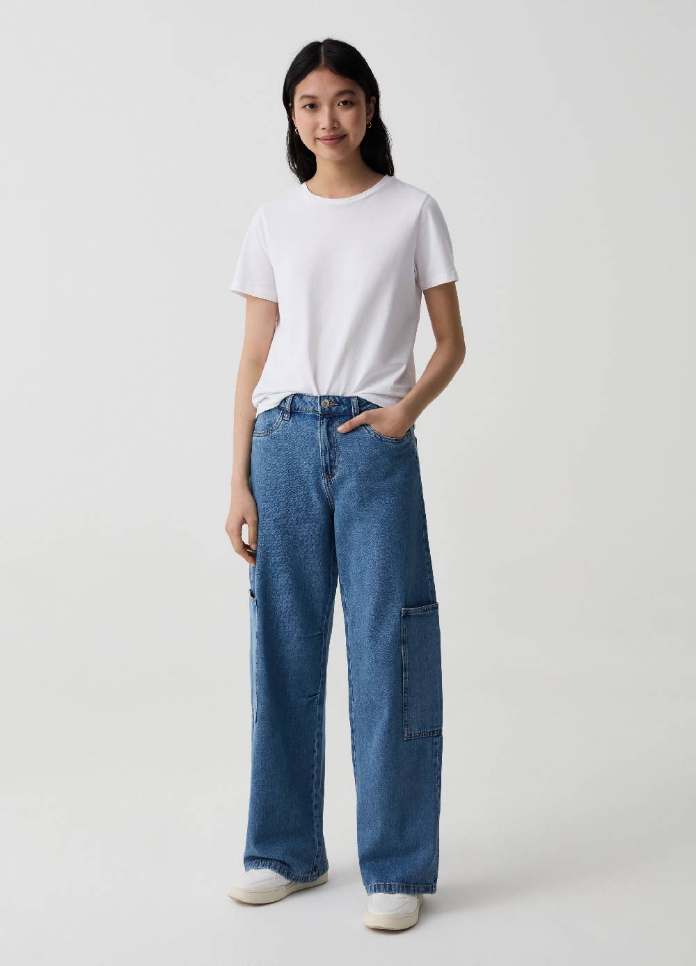 Ovs Jeans wide leg utility