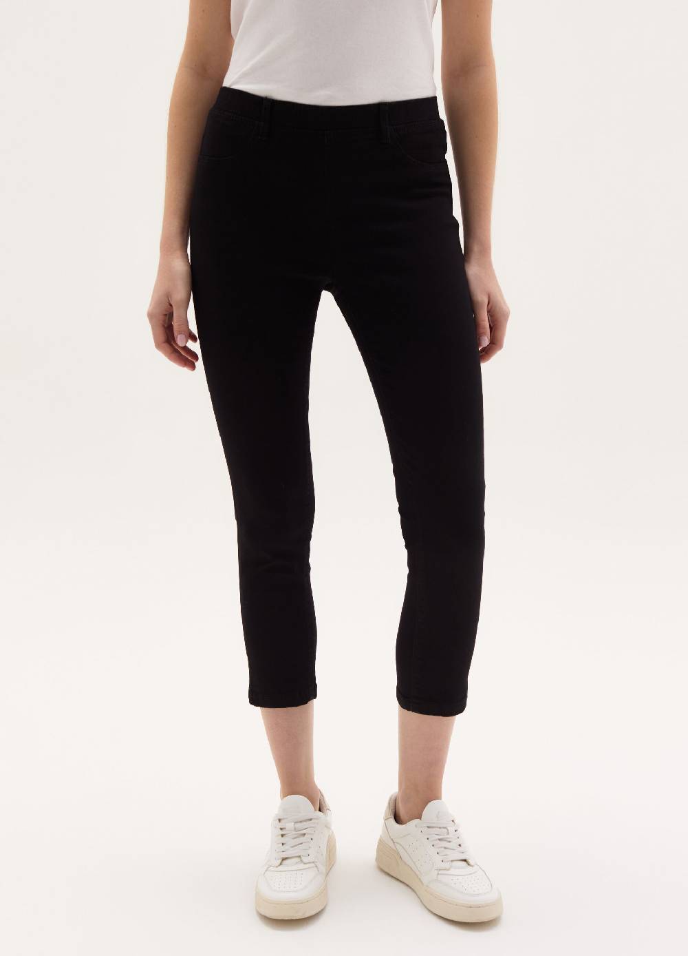 Ovs Jeggings Crop Skinny Fit Con Spacchetti