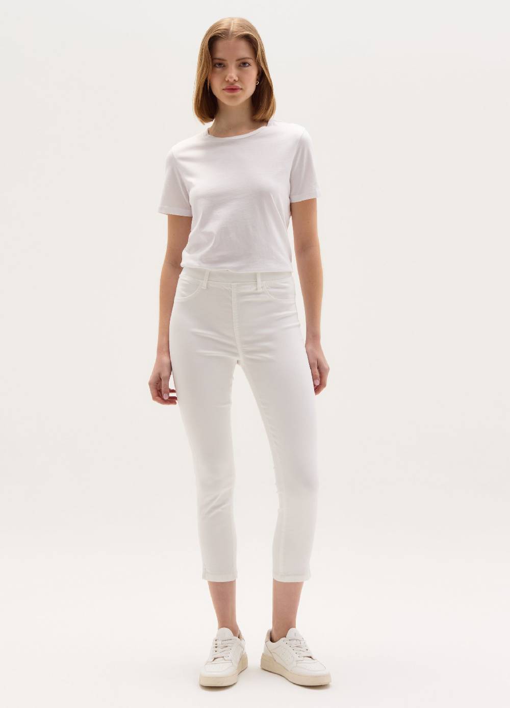 Ovs Jeggings crop skinny fit con spacchetti