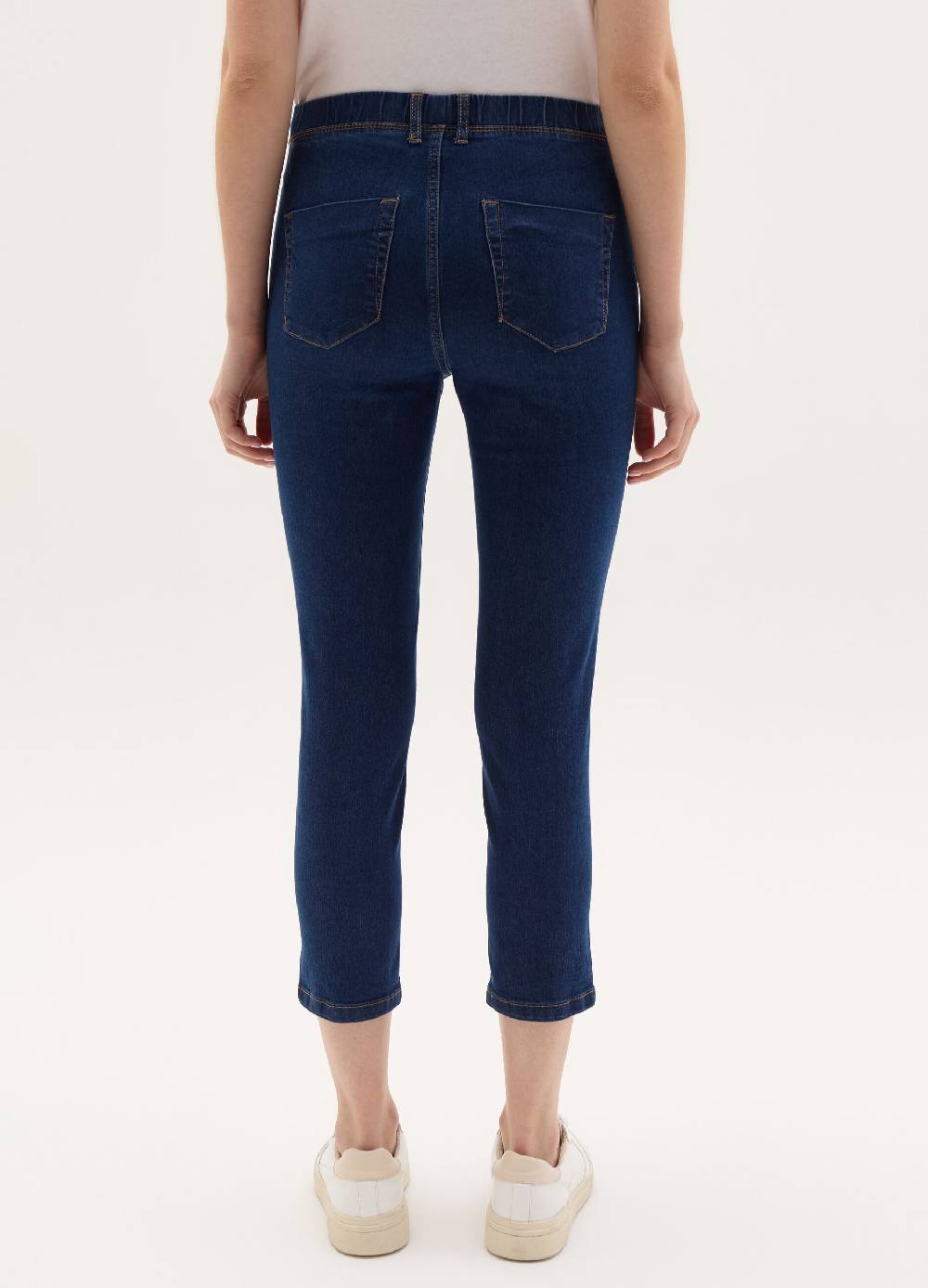 Ovs Jeggings Crop Skinny Fit Con Spacchetti