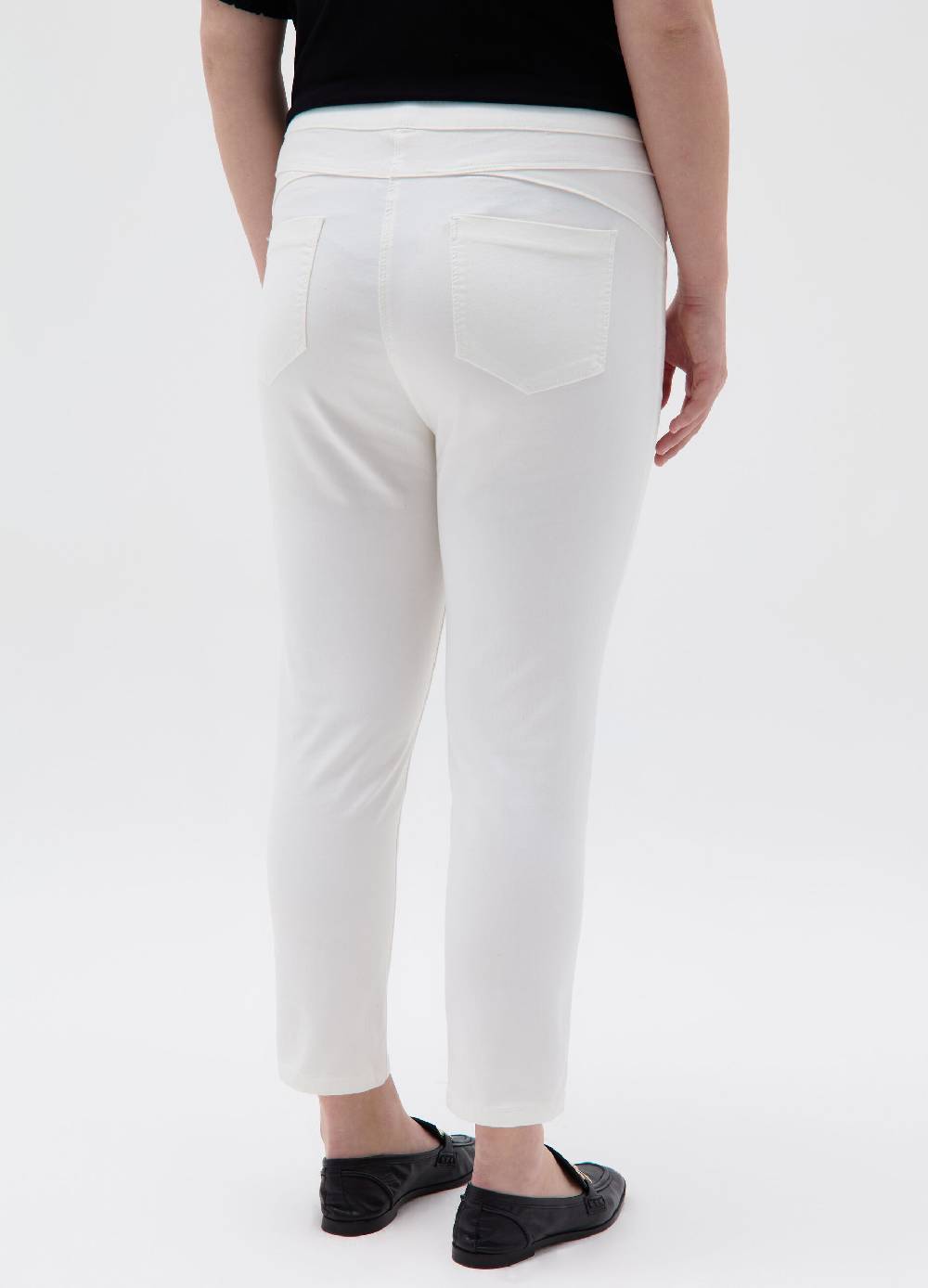 Ovs Jeggings Crop Tinta Unita Curvy