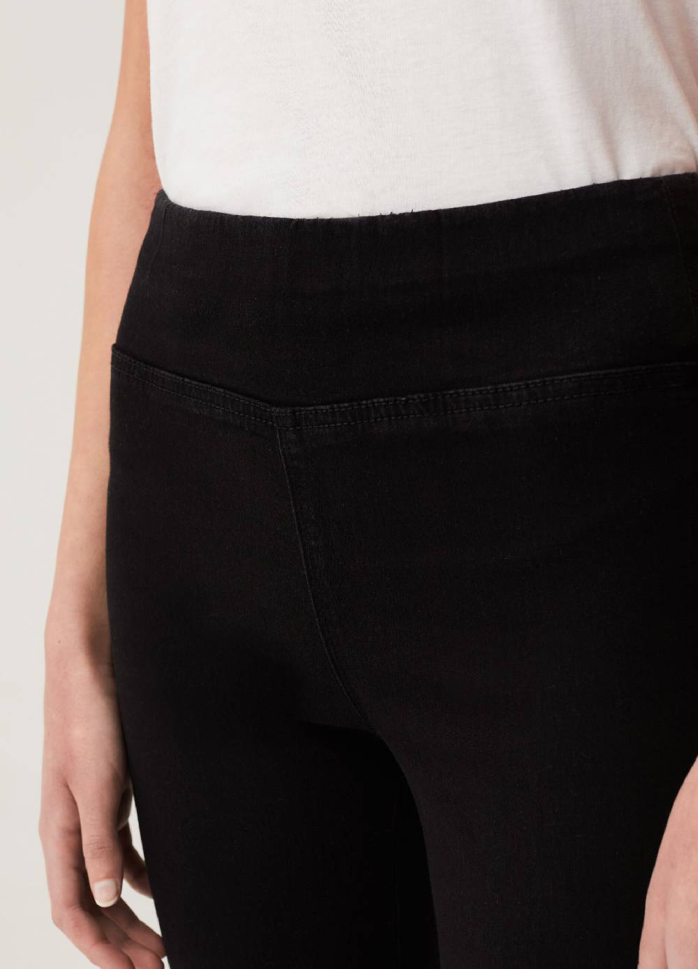 Ovs Jeggings Flare Fit A Vita Alta