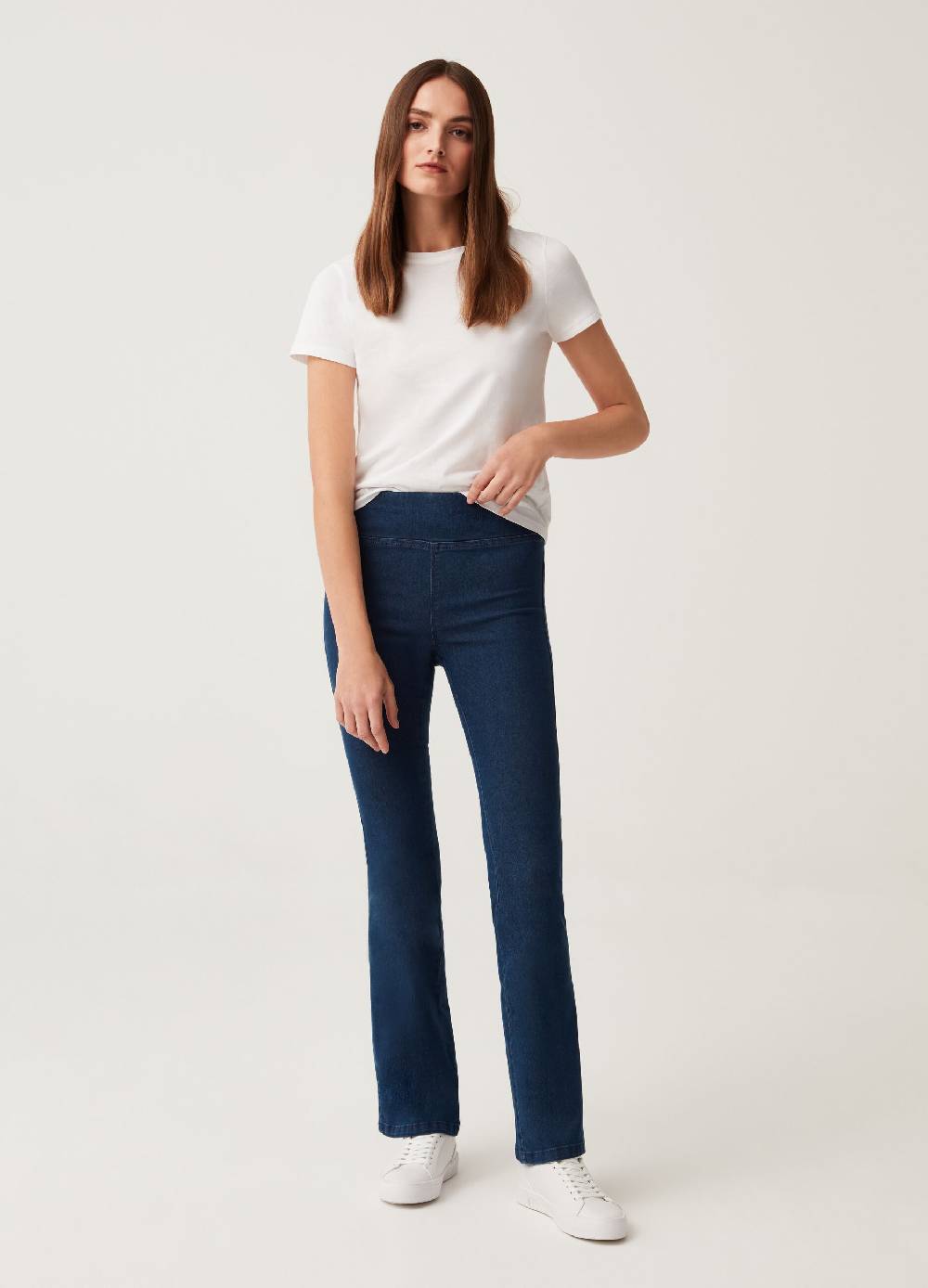 Ovs Jeggings flare fit a vita alta