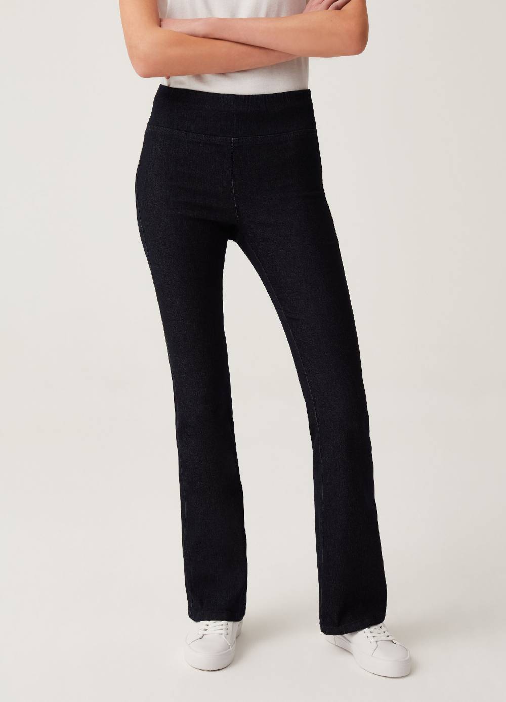 Ovs Jeggings Flare Fit A Vita Alta