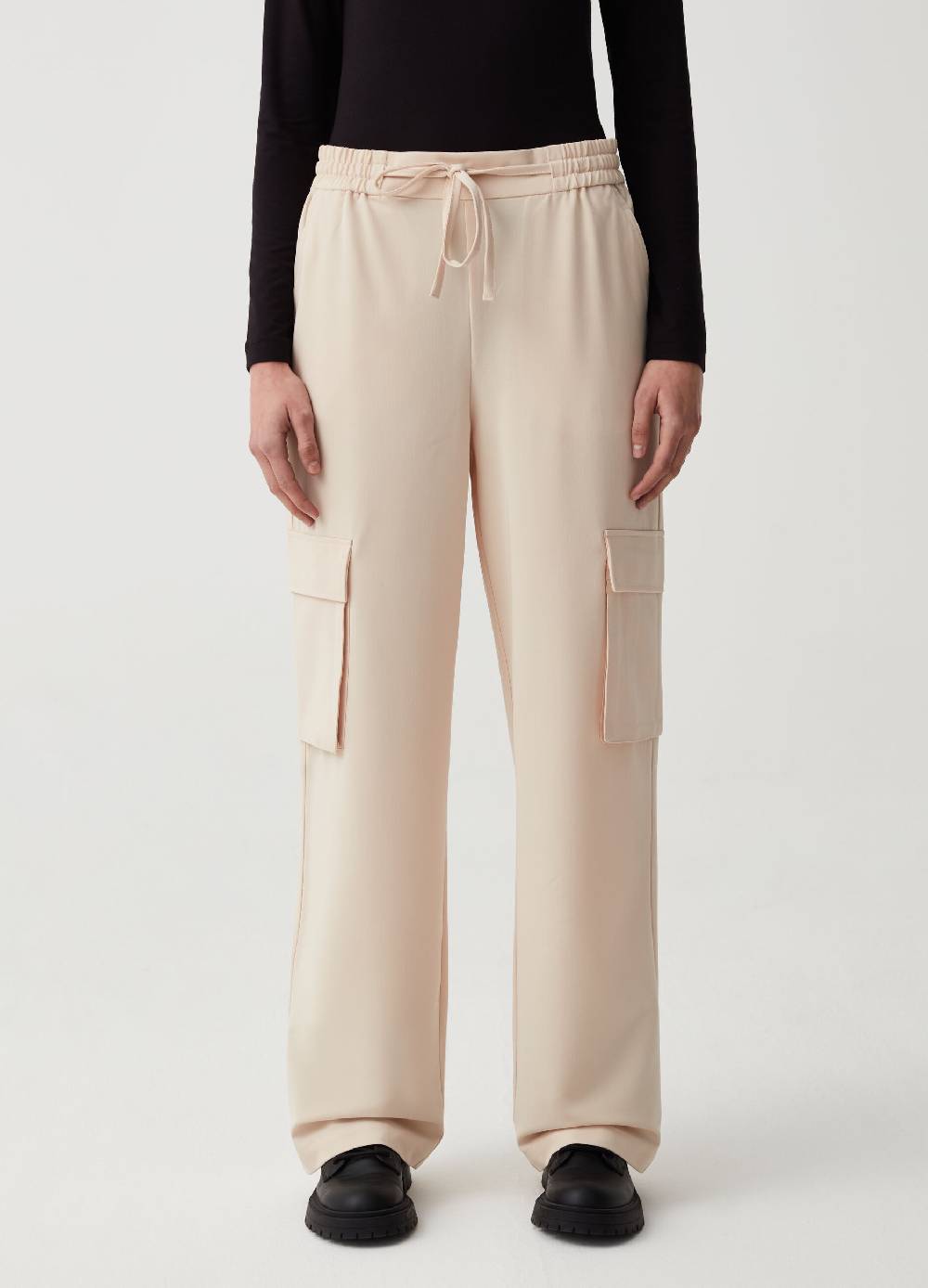 Ovs Joggers Cargo In Viscosa Sostenibile