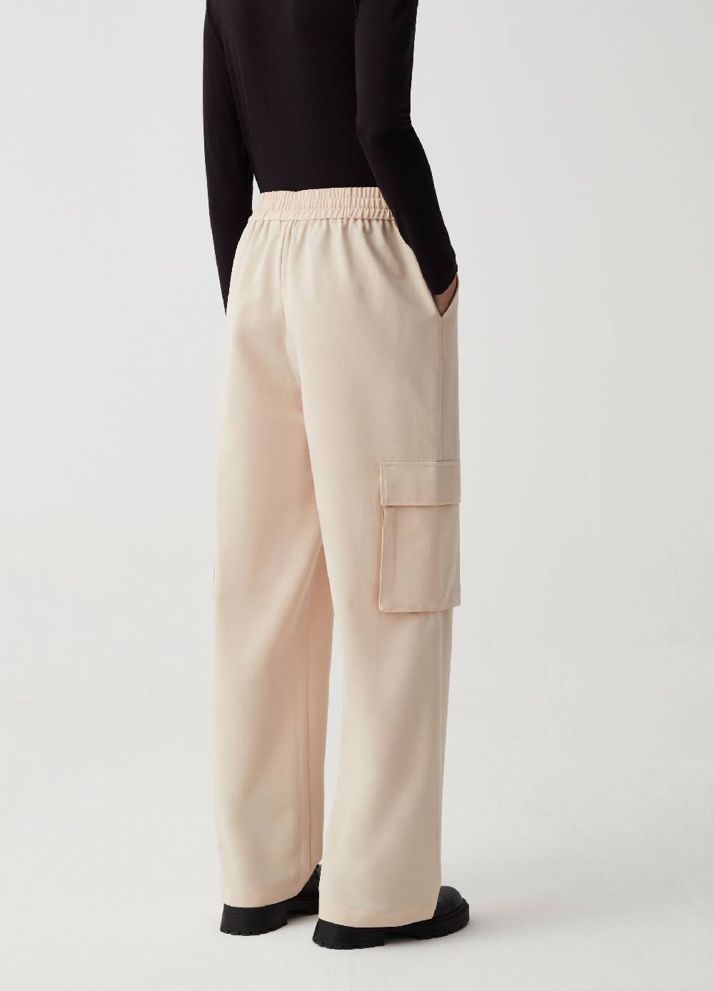 Ovs Joggers Cargo In Viscosa Sostenibile