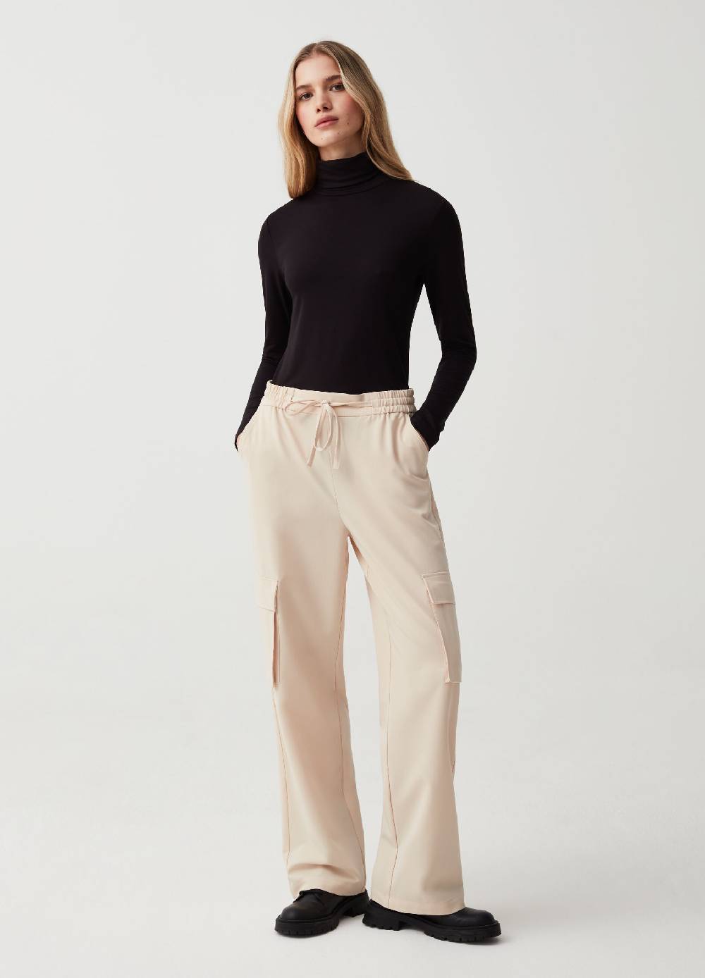 Ovs Joggers cargo in viscosa sostenibile