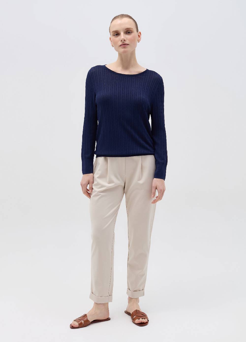 Ovs Joggers con pinces e risvolti