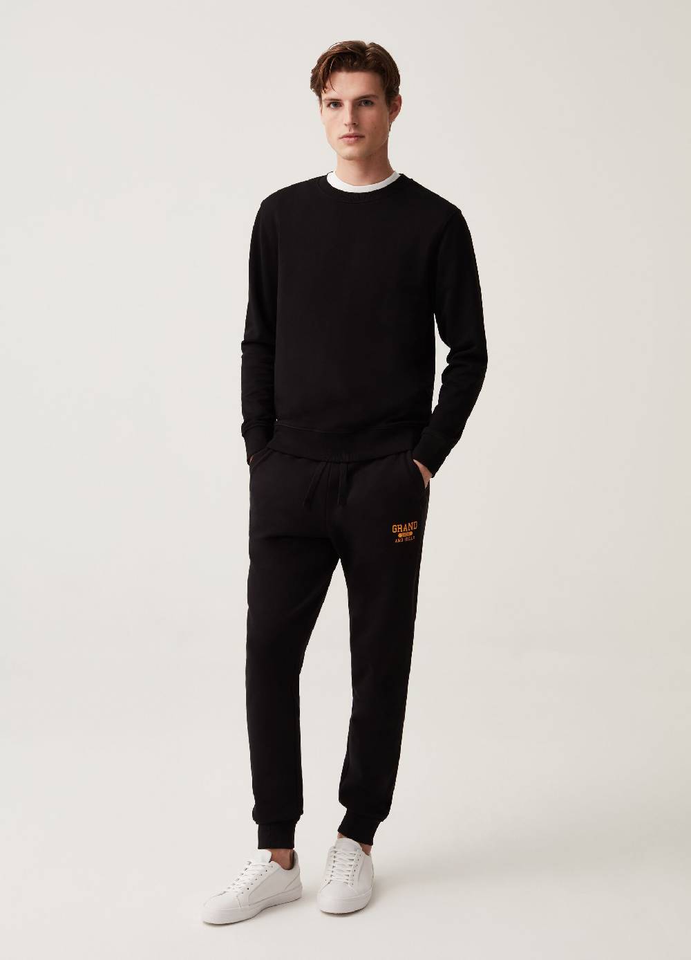 Ovs Joggers con stampa logo Grand & Hills