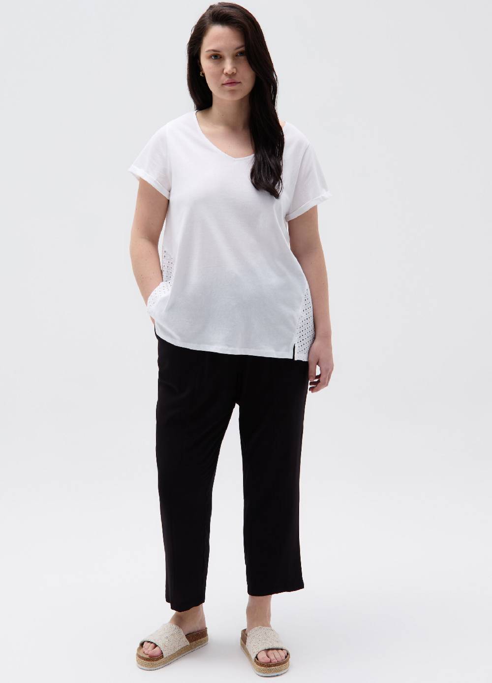 Ovs Joggers crop con coulisse Curvy