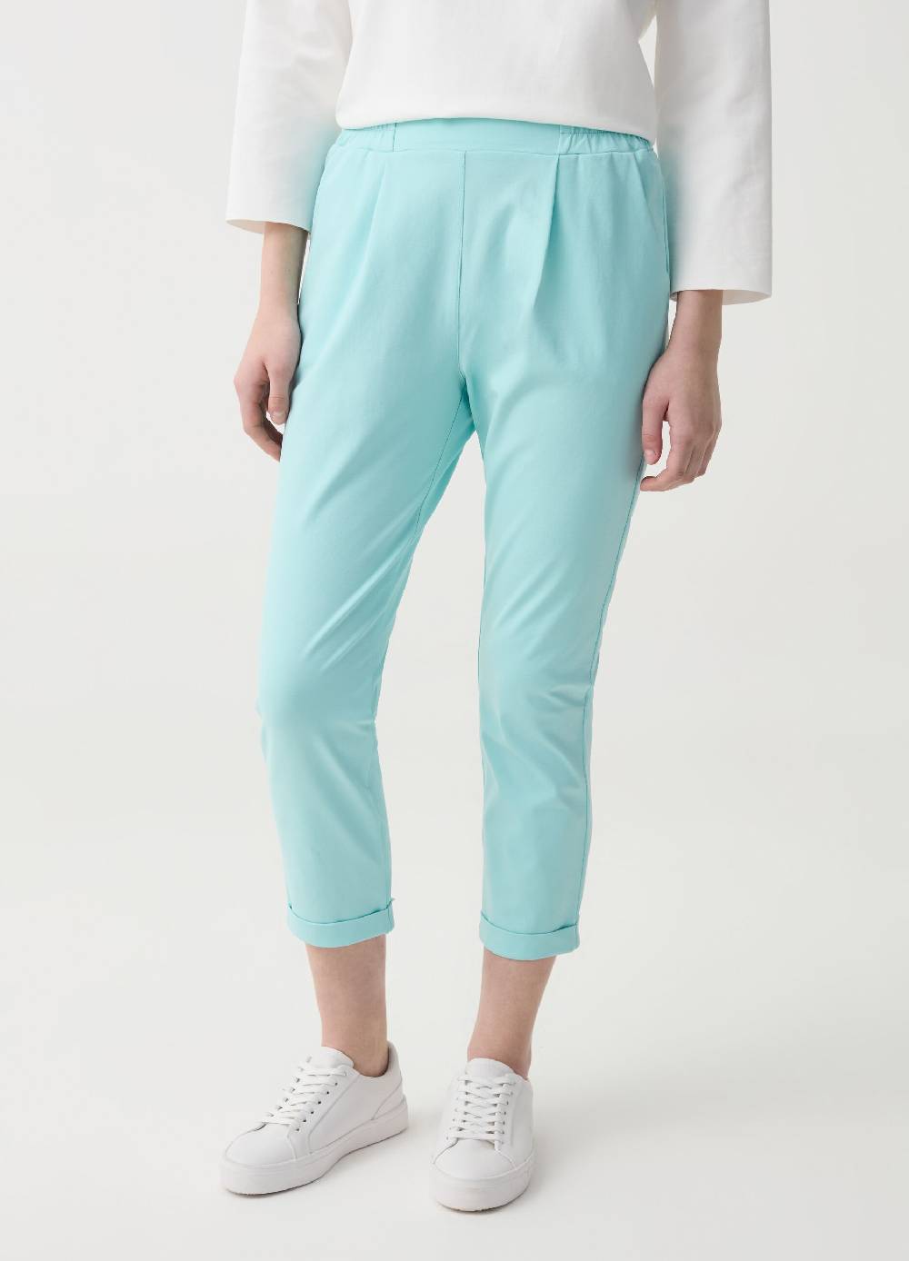 Ovs Joggers Crop Con Risvolti