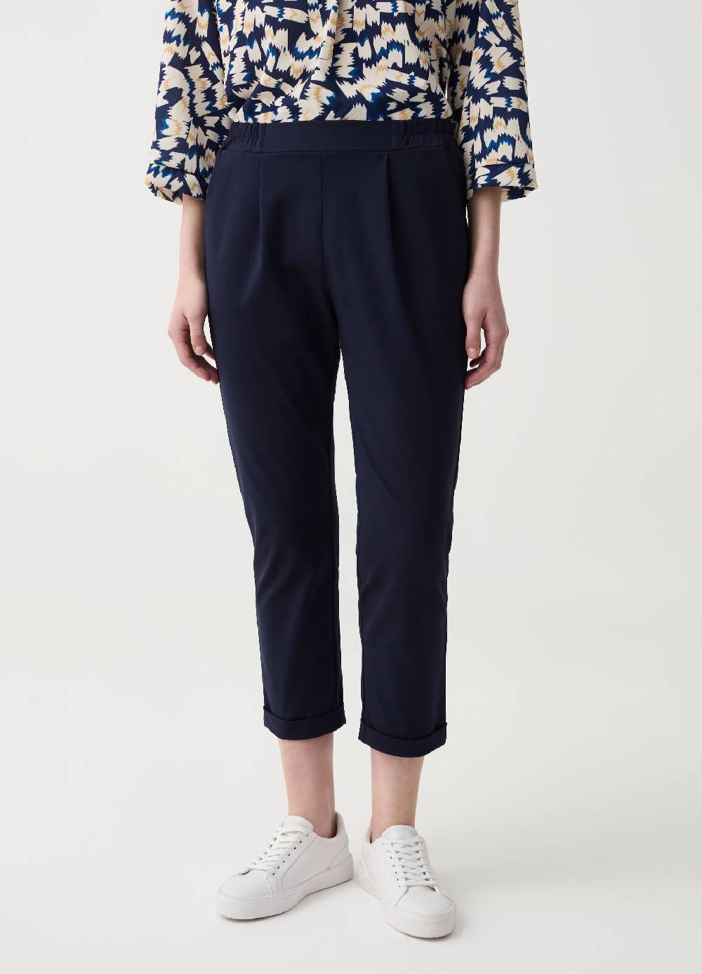 Ovs Joggers Crop Con Risvolti