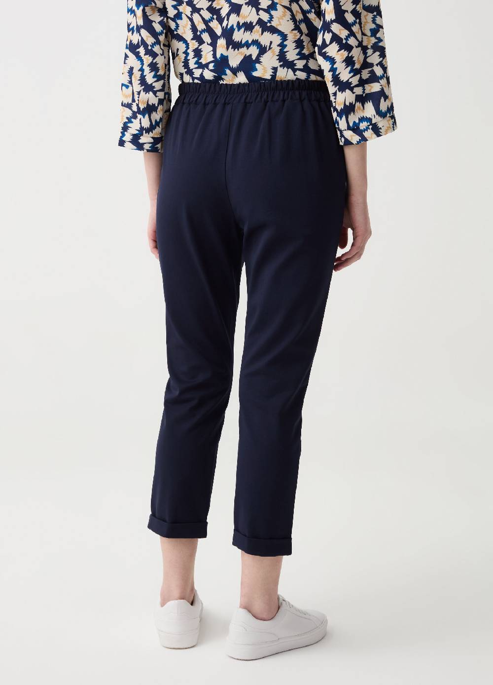 Ovs Joggers Crop Con Risvolti