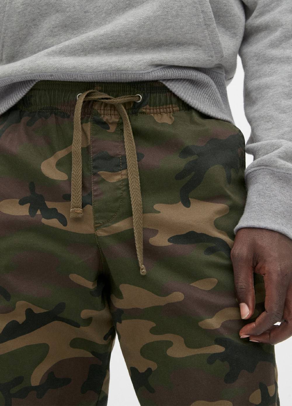 Ovs Joggers In Cotone Stretch Camouflage