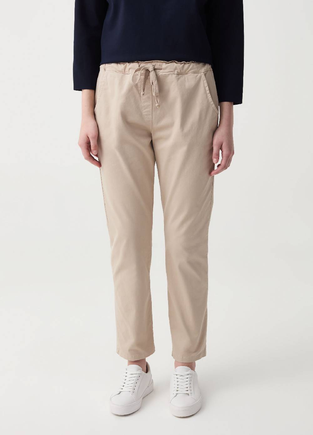 Ovs Joggers In Cotone Stretch Con Coulisse