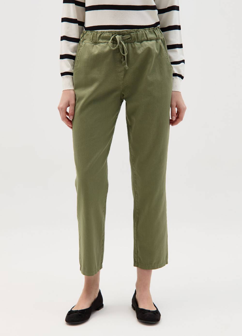 Ovs Joggers In Cotone Stretch Con Coulisse