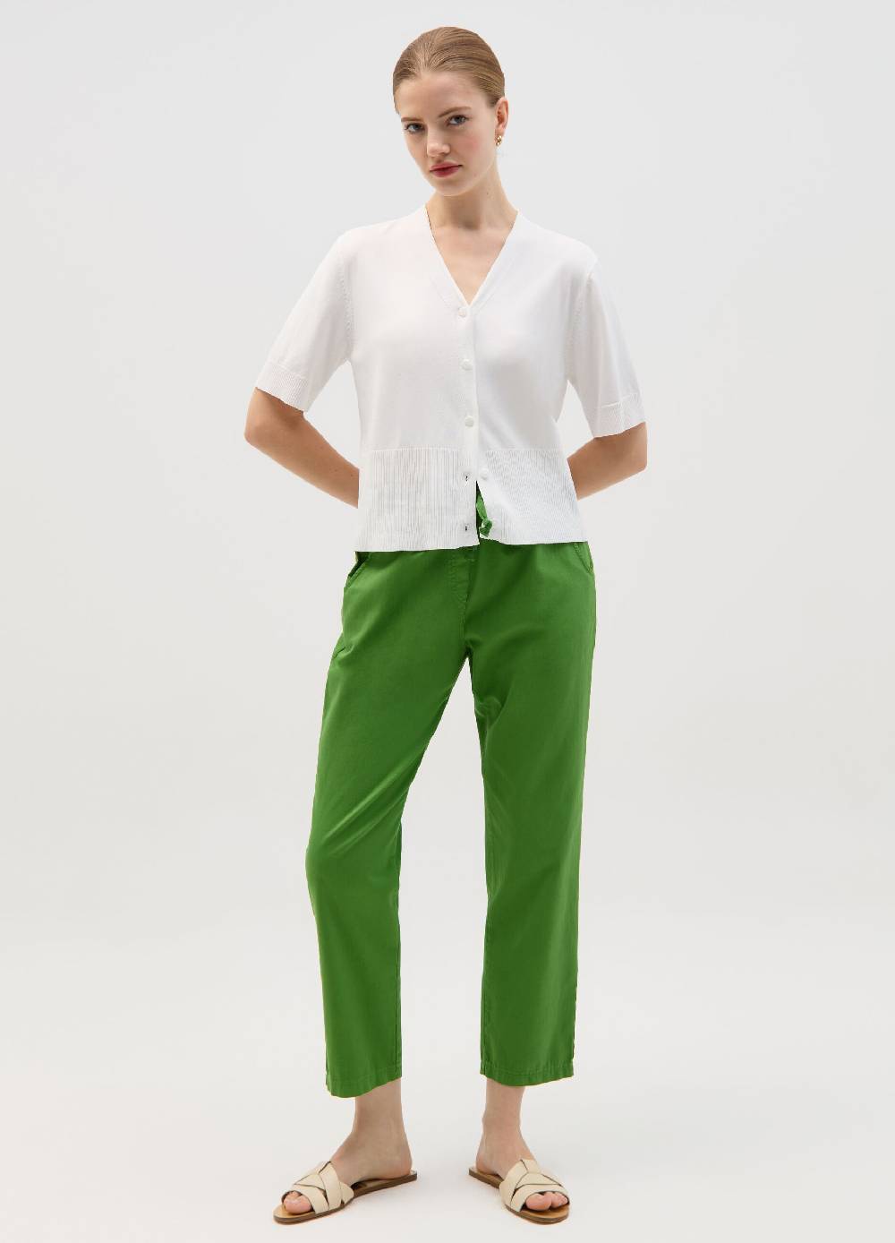 Ovs Joggers In Cotone Stretch Con Coulisse