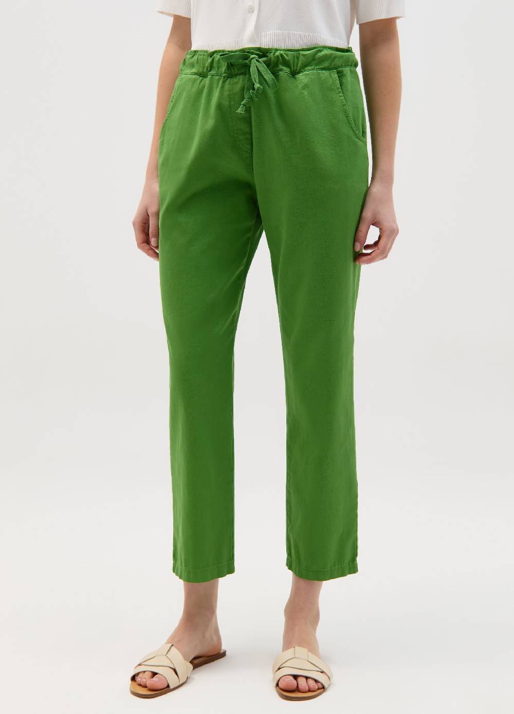 Ovs Joggers in cotone stretch con coulisse