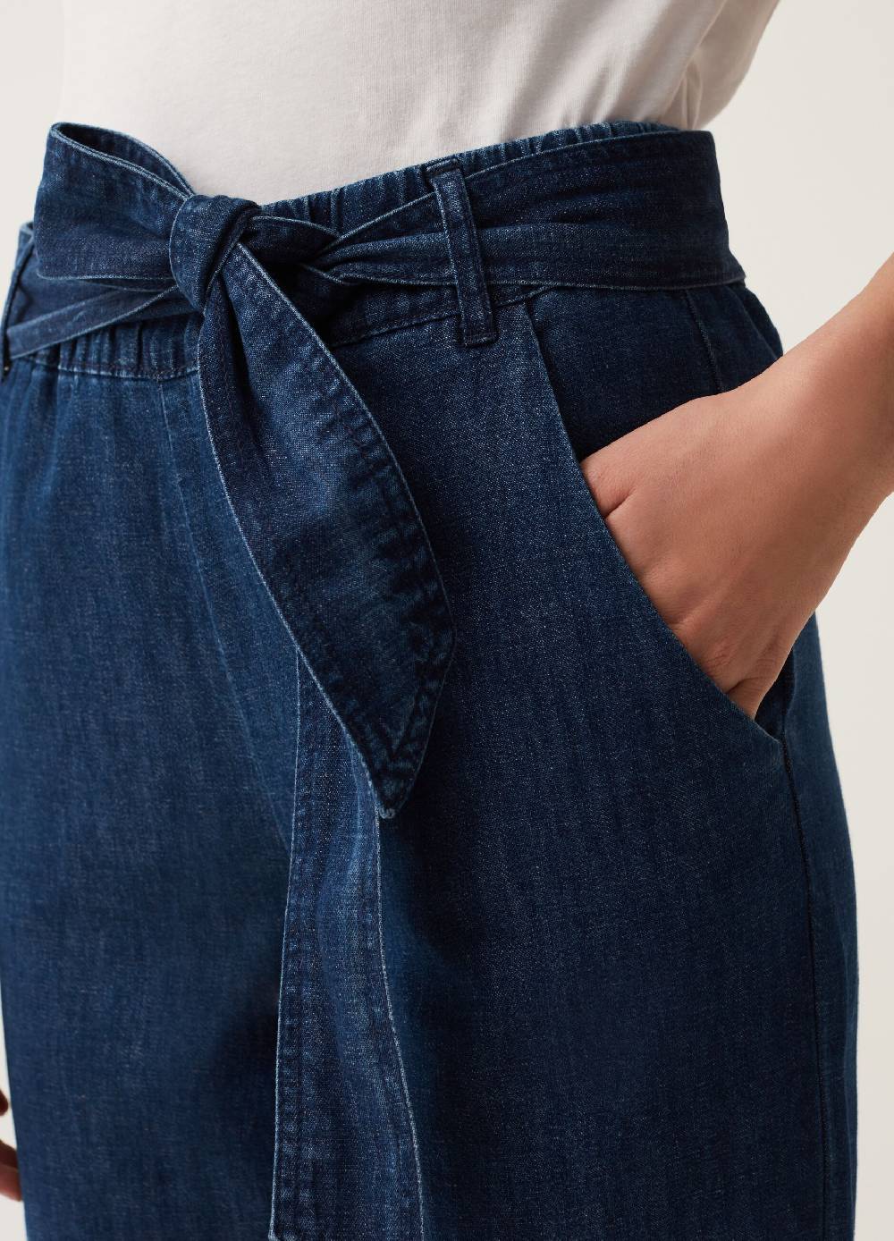 Ovs Joggers In Denim Con Cintura