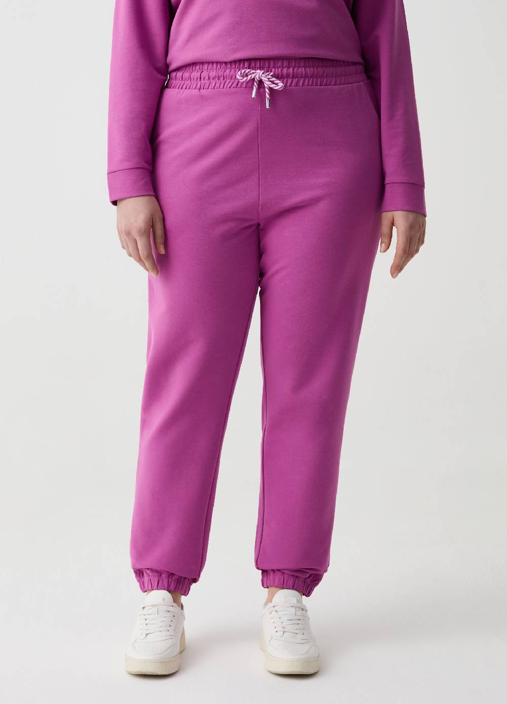 Ovs Joggers In Felpa Con Coulisse Curvy