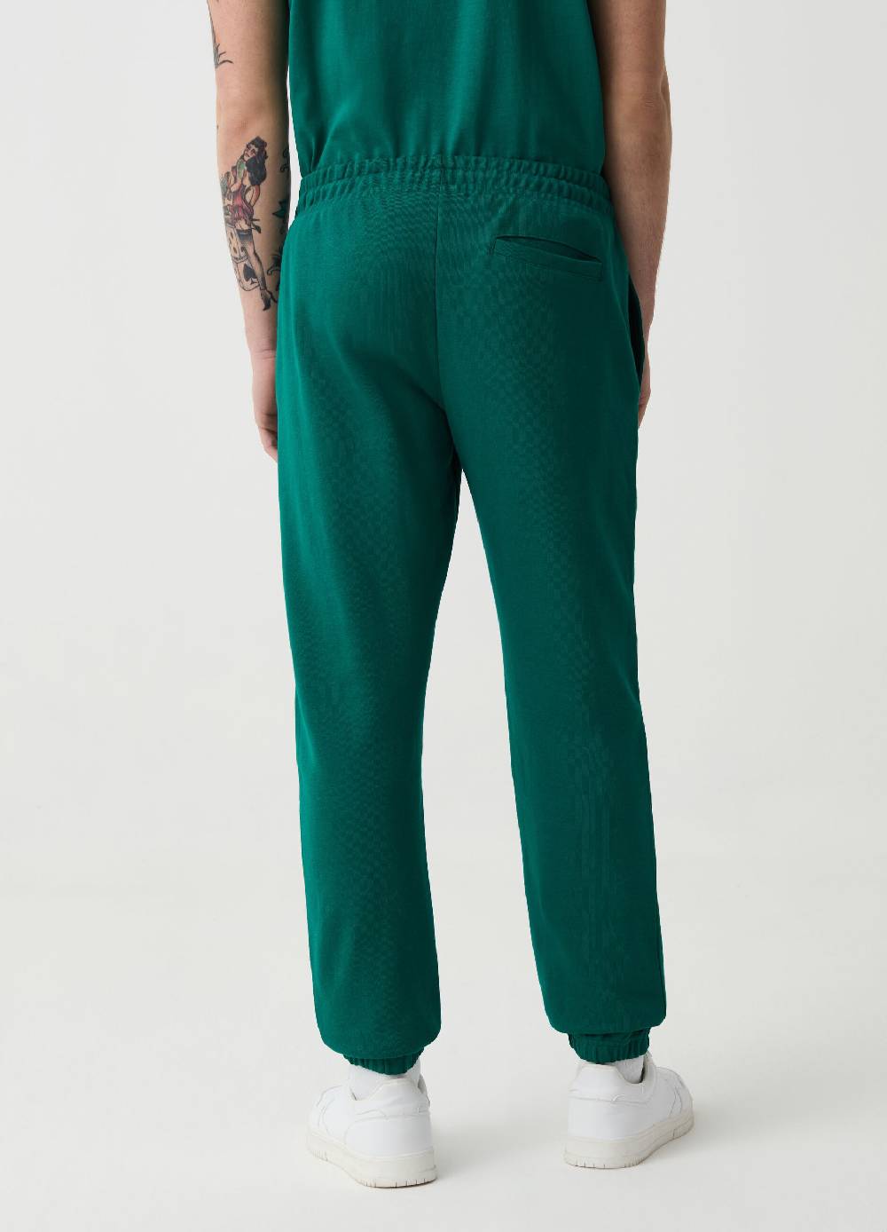 Ovs Joggers In Felpa Con Coulisse E Ricamo Logo