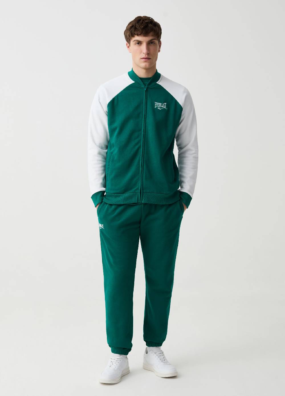 Ovs Joggers in felpa con coulisse e ricamo logo