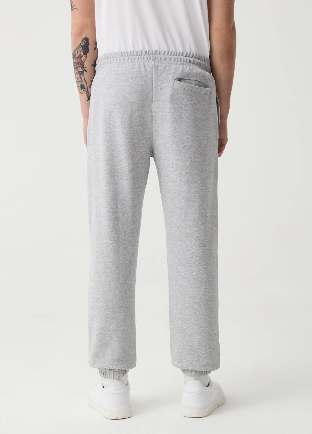 Ovs Joggers In Felpa Con Coulisse E Ricamo Logo