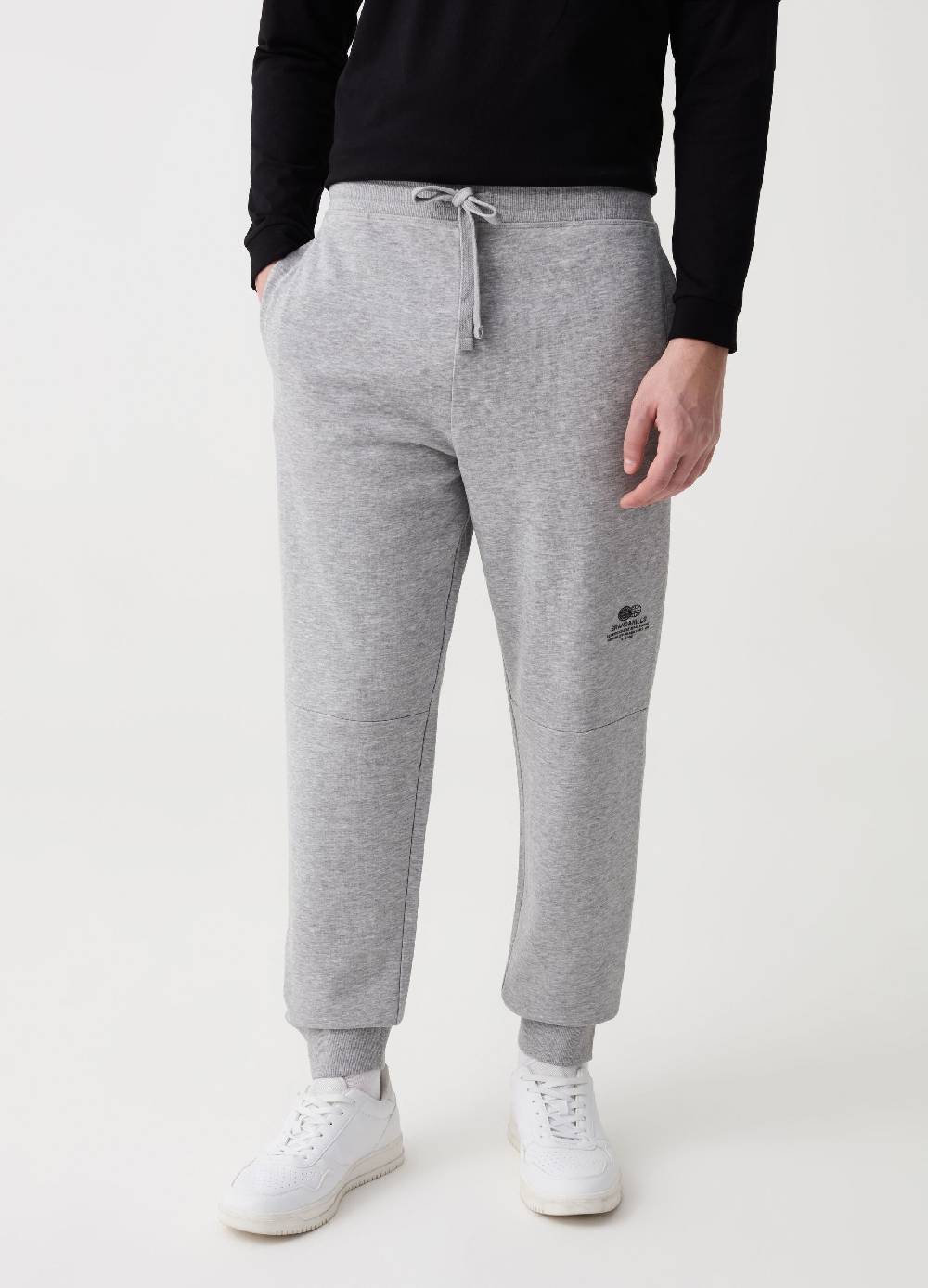 Ovs Joggers In Felpa Con Coulisse E Stampa